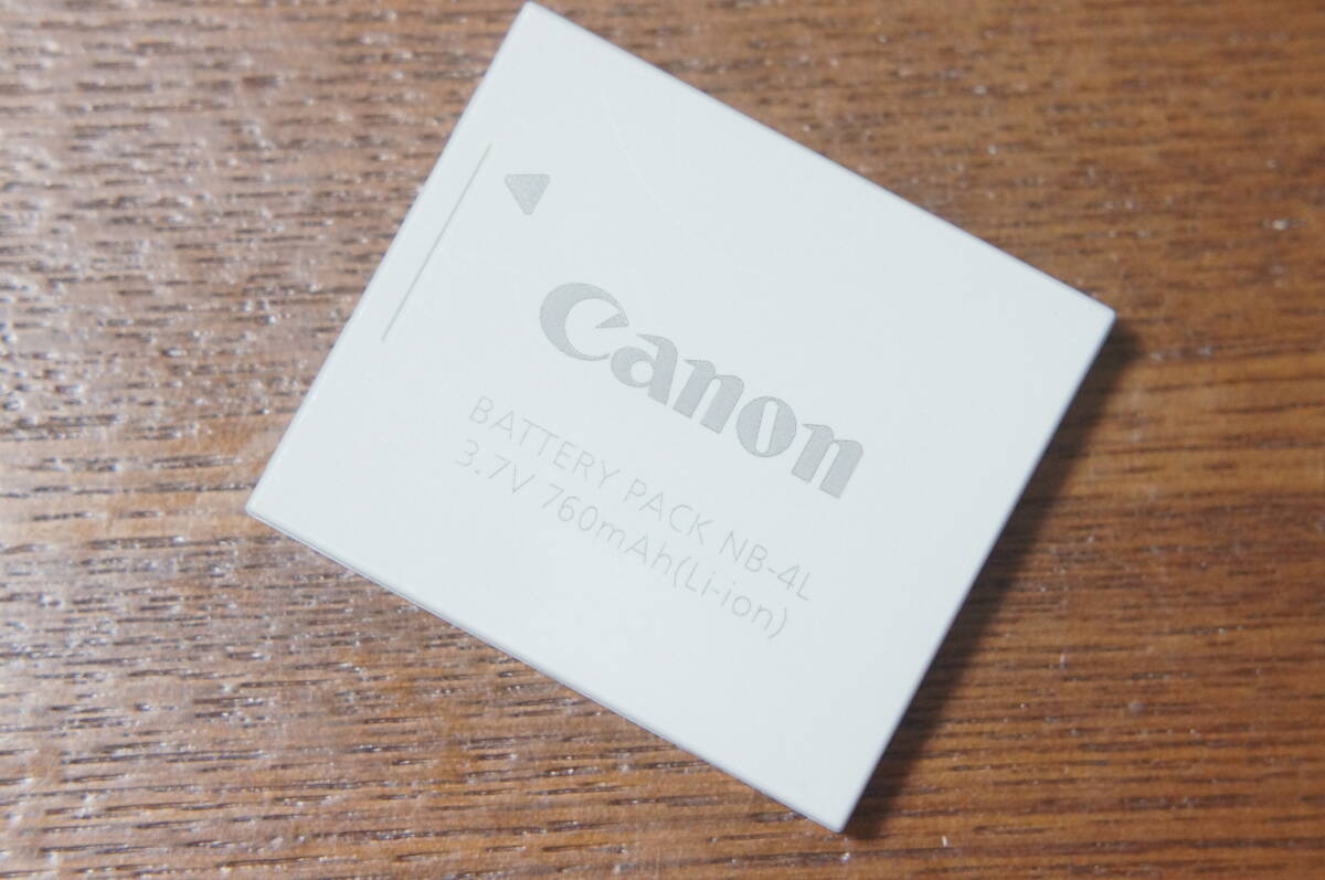 Canon NB-4L デジタルカメラ用純正バッテリーパック 動作未確認 [F3088]_画像1