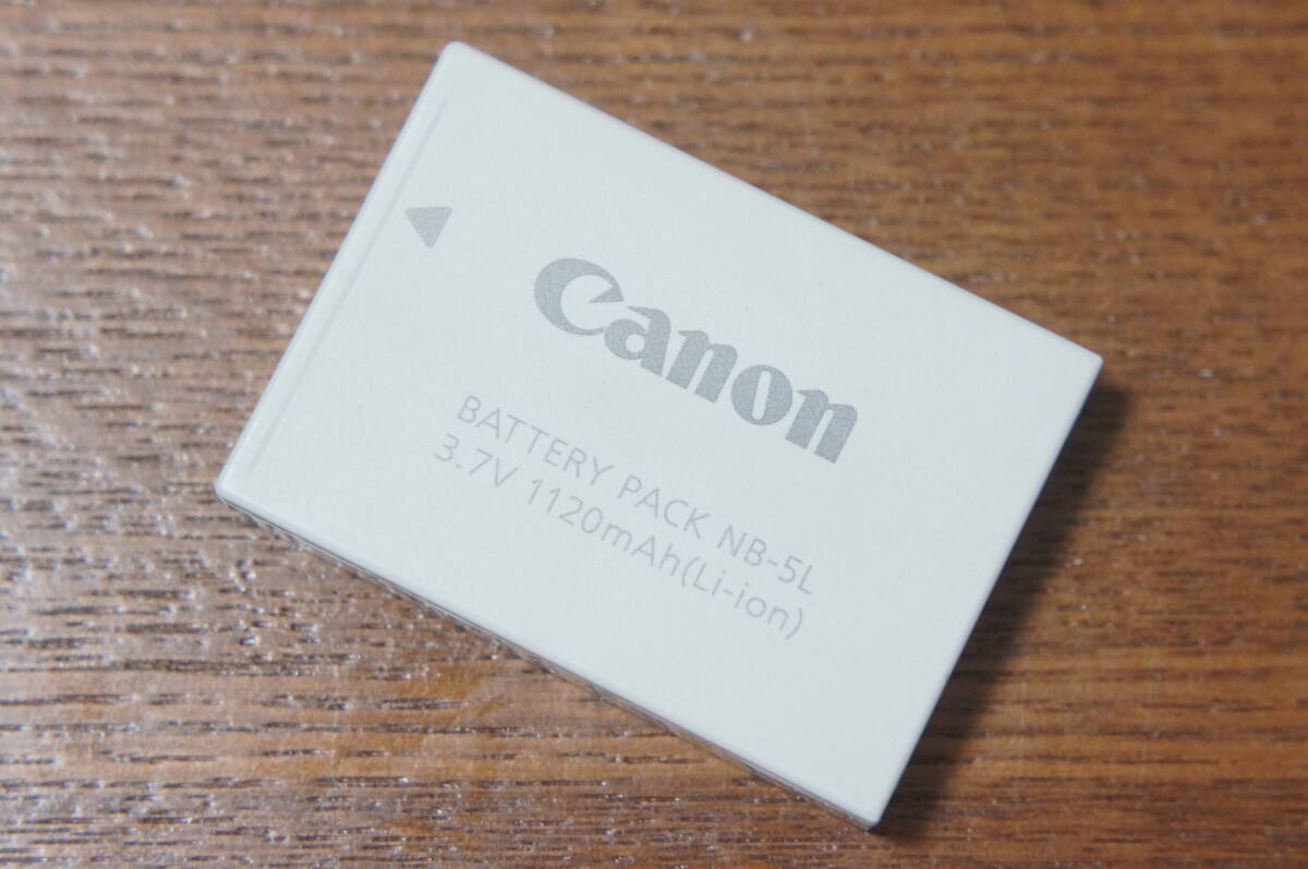 Canon NB-5L デジタルカメラ用純正バッテリーパック 動作未確認 [F3092]_膨らみ少々有