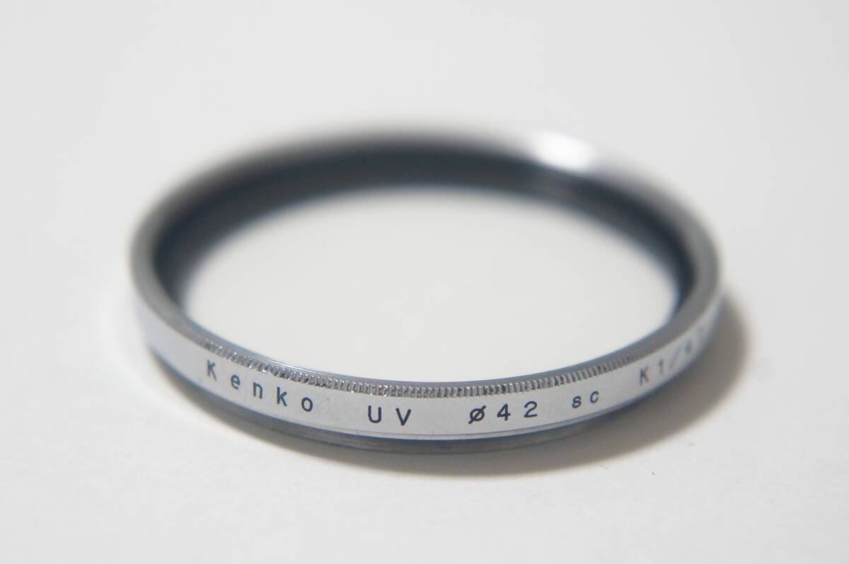 [39mm] Kenko UV K1/47 銀枠フィルター [F3109]_画像1