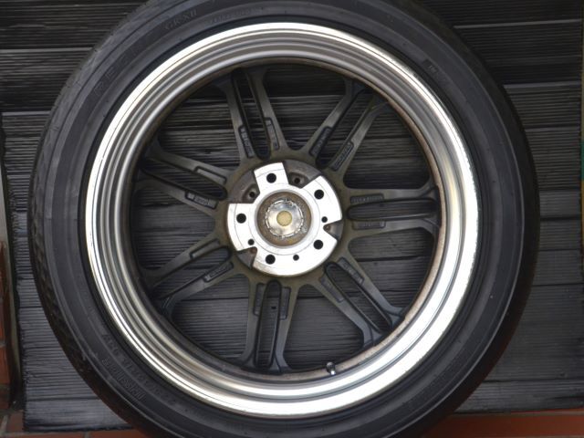 18in ワーク ヴァリアンツァ 18X7.5J PCD 114.3 5穴 +47 BS レグノ GR-XⅡ 225/45R18 2022年製タイヤ付 エスティマ クラウン カムリ など_画像9