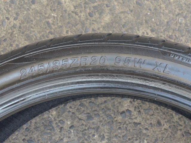 20インチ VINMAX ACTIVE V02 245/35-20 245/35R20 95W 2020年製 中古タイヤ2本セット_画像4