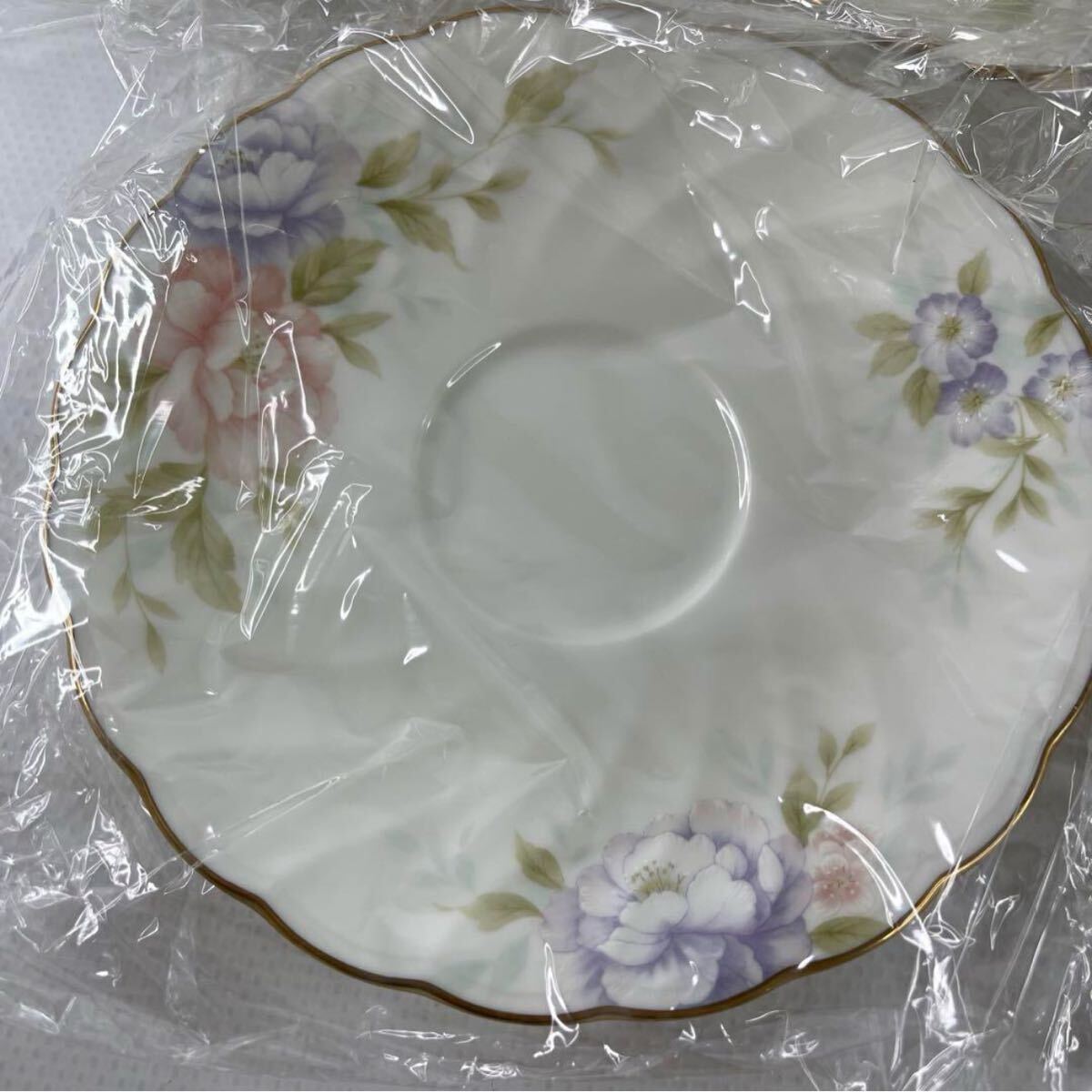 未使用 1円〜 Noritake ノリタケ CHELSEA FLOWER カップ&ソーサー 5客セット ティーカップ カップ ソーサー 花柄 ボーンチャイナ_画像7