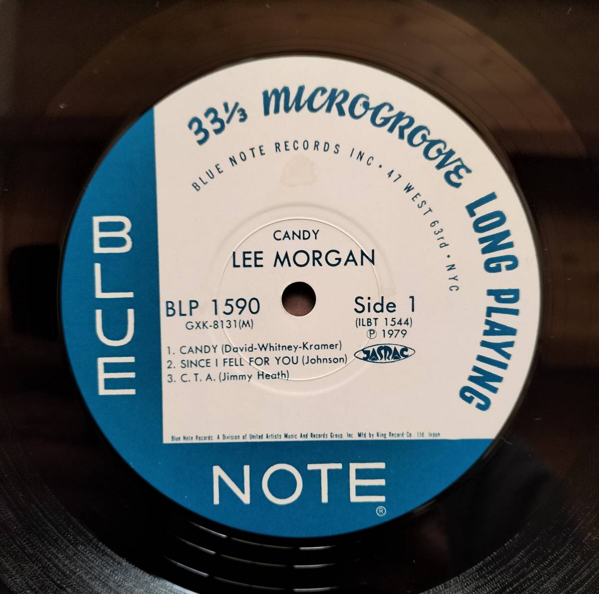LP リー・モーガン Lee Morgan CANDY 1979年 国内盤【 美品 】_画像4