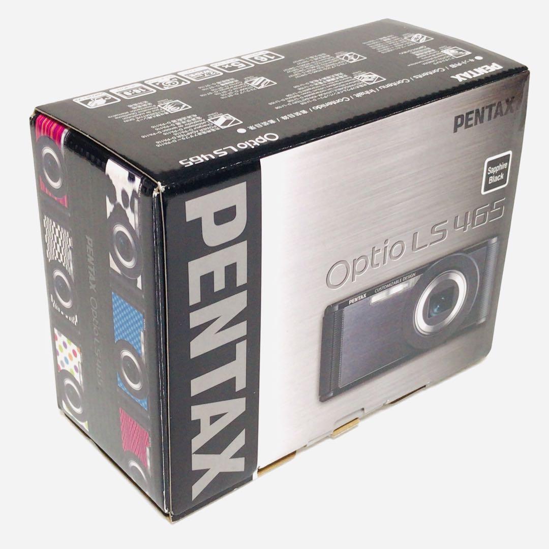 極上美品　PENTAX デジタルカメラ Optio LS465 サファイヤブラック