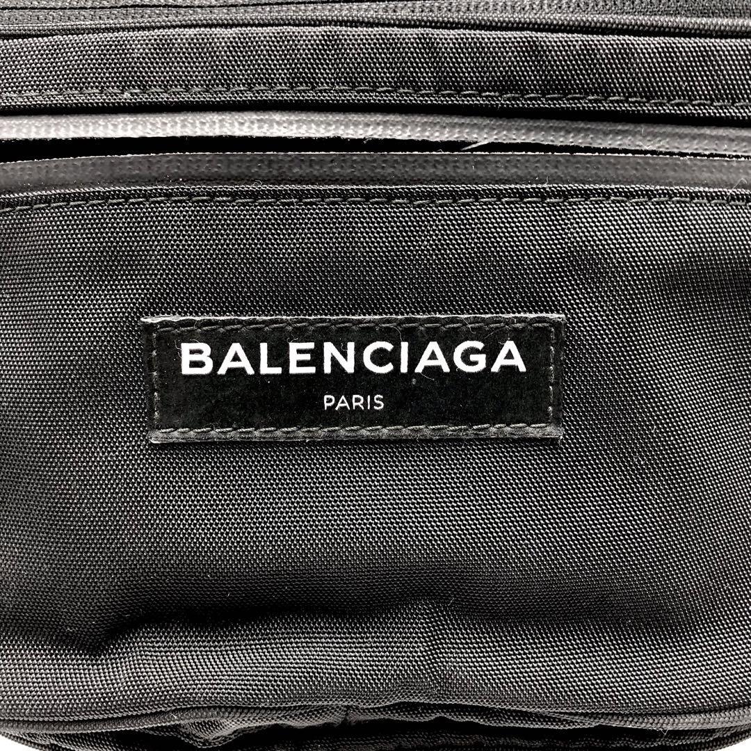 1 иен [ трудно найти товар превосходный товар ]BALENCIAGA Balenciaga Explorer 2way поясная сумка сумка "body" плечо черный чёрный мужской 
