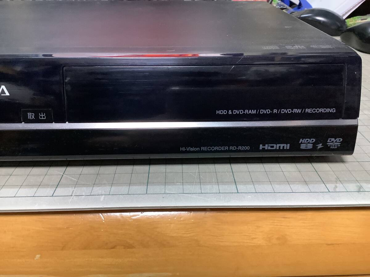 TOSHIBA DVDレコーダー　REGZA RDーR200 _画像4