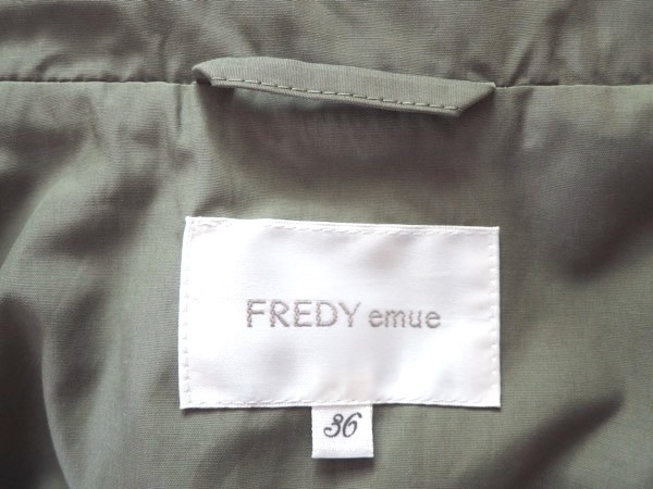 fredy emue フレディ エミュ C/N マウンテンパーカー ブルゾン オリーブ 羽織 サイズ36/ノーリーズ_画像8