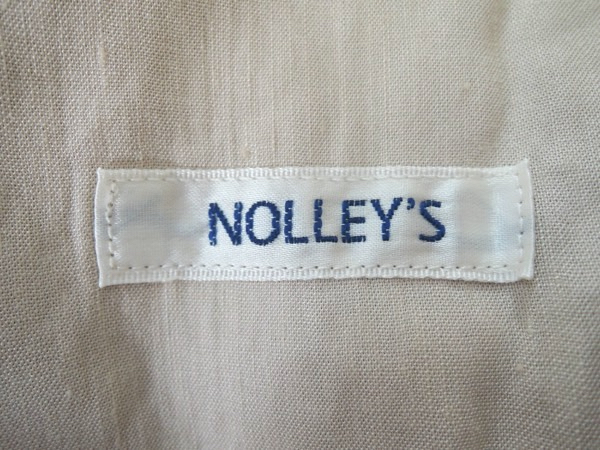 NOLLEY'S ノーリーズ リーノ ストレッチジャケット 麻混 羽織 ライトベージュ サイズ38_画像8