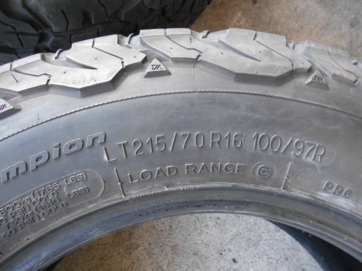 K630 LT215/70R16 100/97R 215/70-16 6PR б/у 4шт.@All-terrain T/A KO2