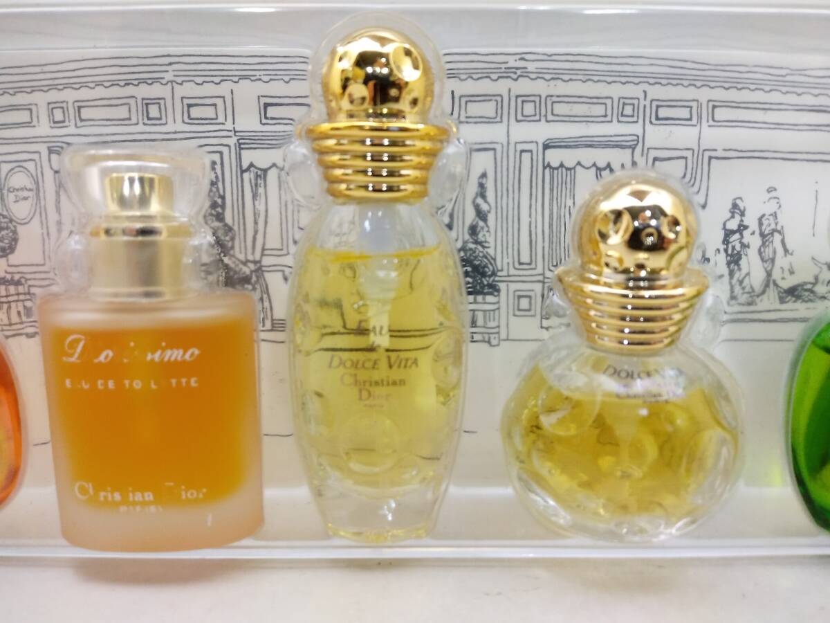 0313-0002　 中古★Christian Dior クリスチャンディオール ミニ香水 ディオール ミニボトル 5個セット_画像3