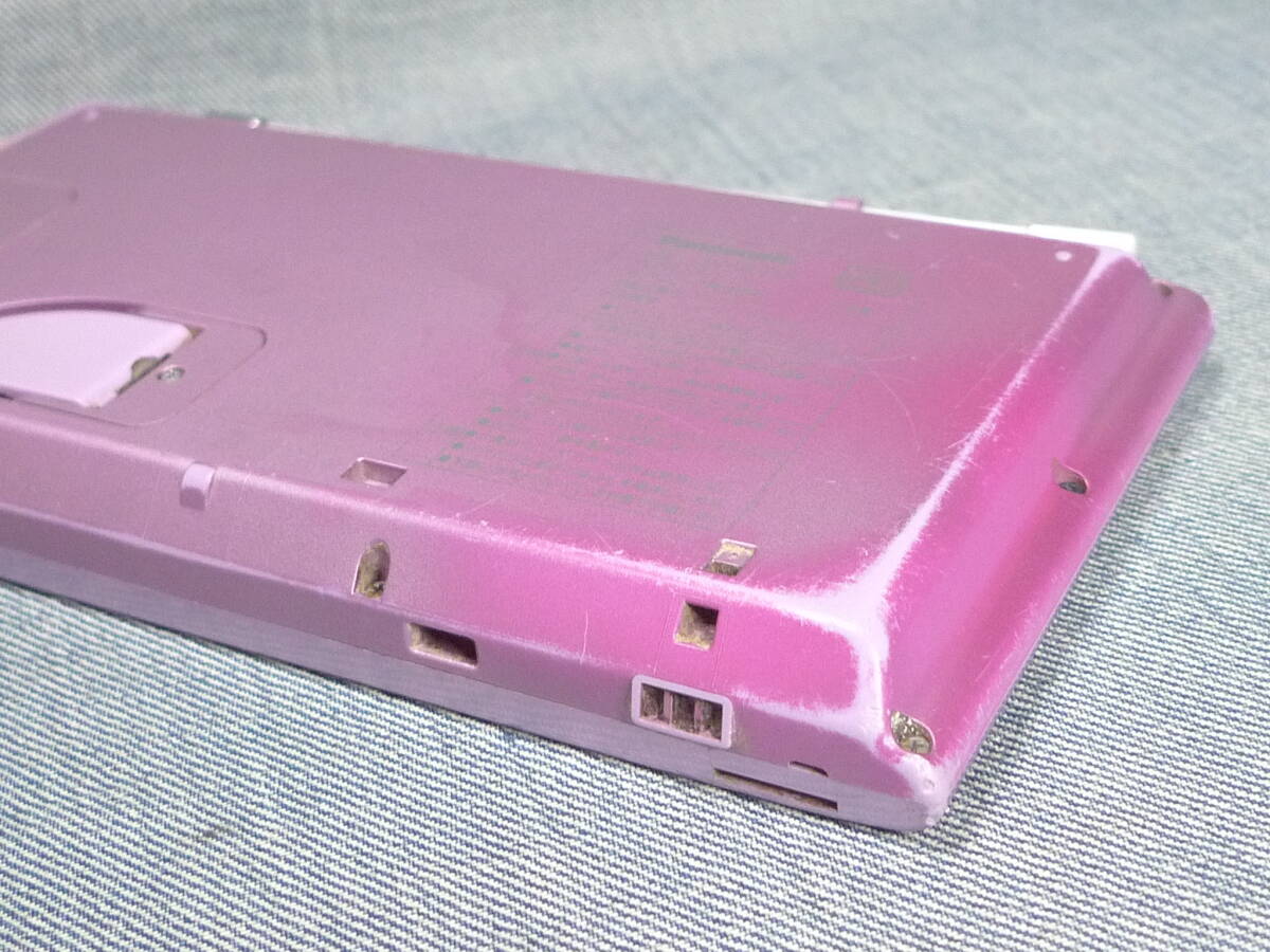 n3710^[ free shipping ] Panasonic SV-ME550 VIERA portable 1 SEG tv Junk pink *Panasonic viera mobile TV