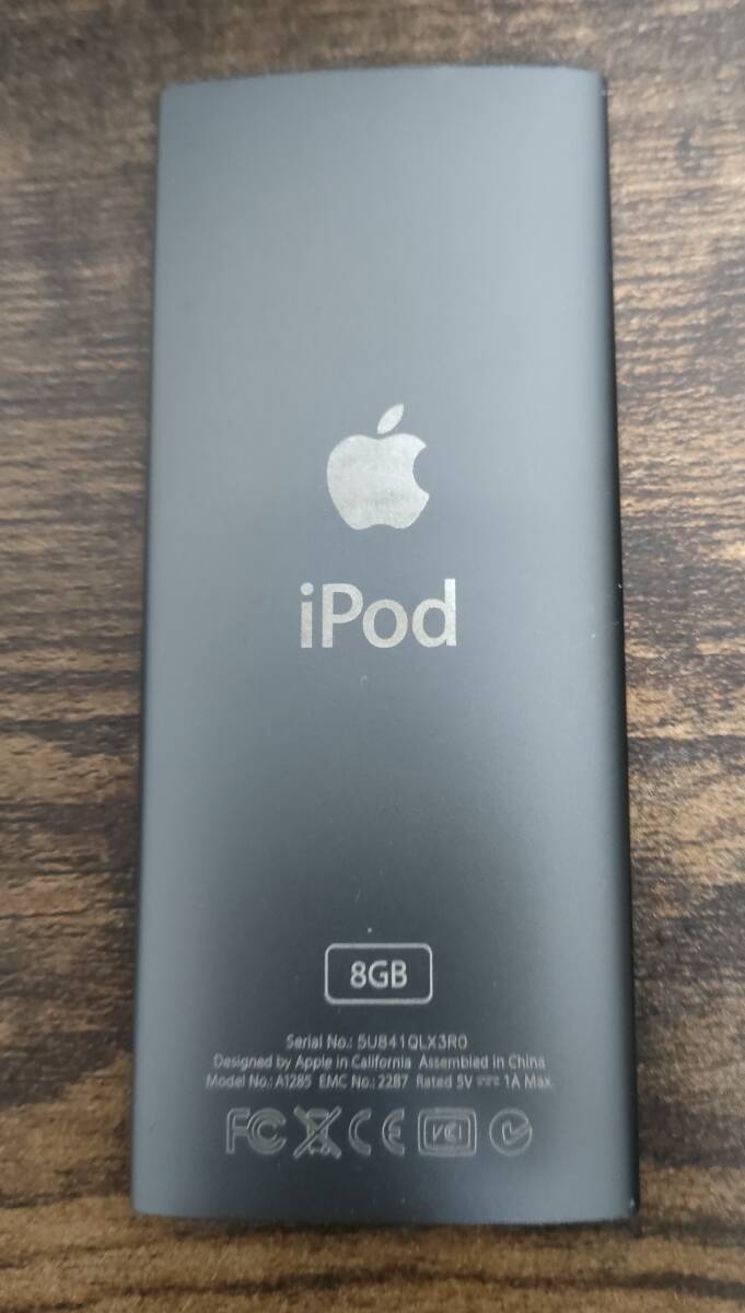 Apple ipod nano アイポッドナノ 第4世代 8G A1285 ブラック ケーブル付き_画像6