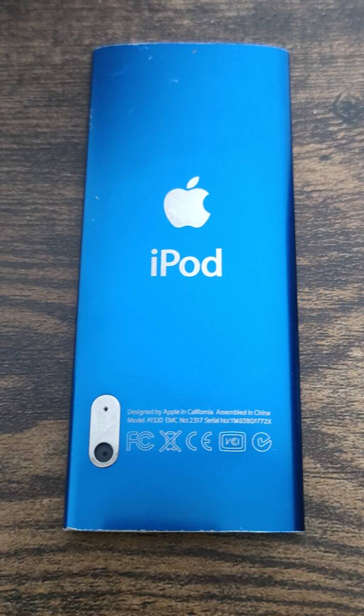 Apple ipod nano アイポッドナノ 第5世代 16G A1320 ブルー ケーブル付き_画像7