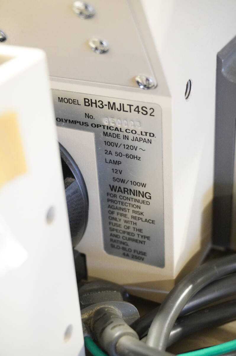 オリンパス OLYMPUS BH3-MJL 工業用金属顕微鏡 BH3-MJLT4S2 BH2 オリンパス OLYMPUS BH3-MJL 工業用金属顕微鏡 BH3-MJLT4S2 BH2