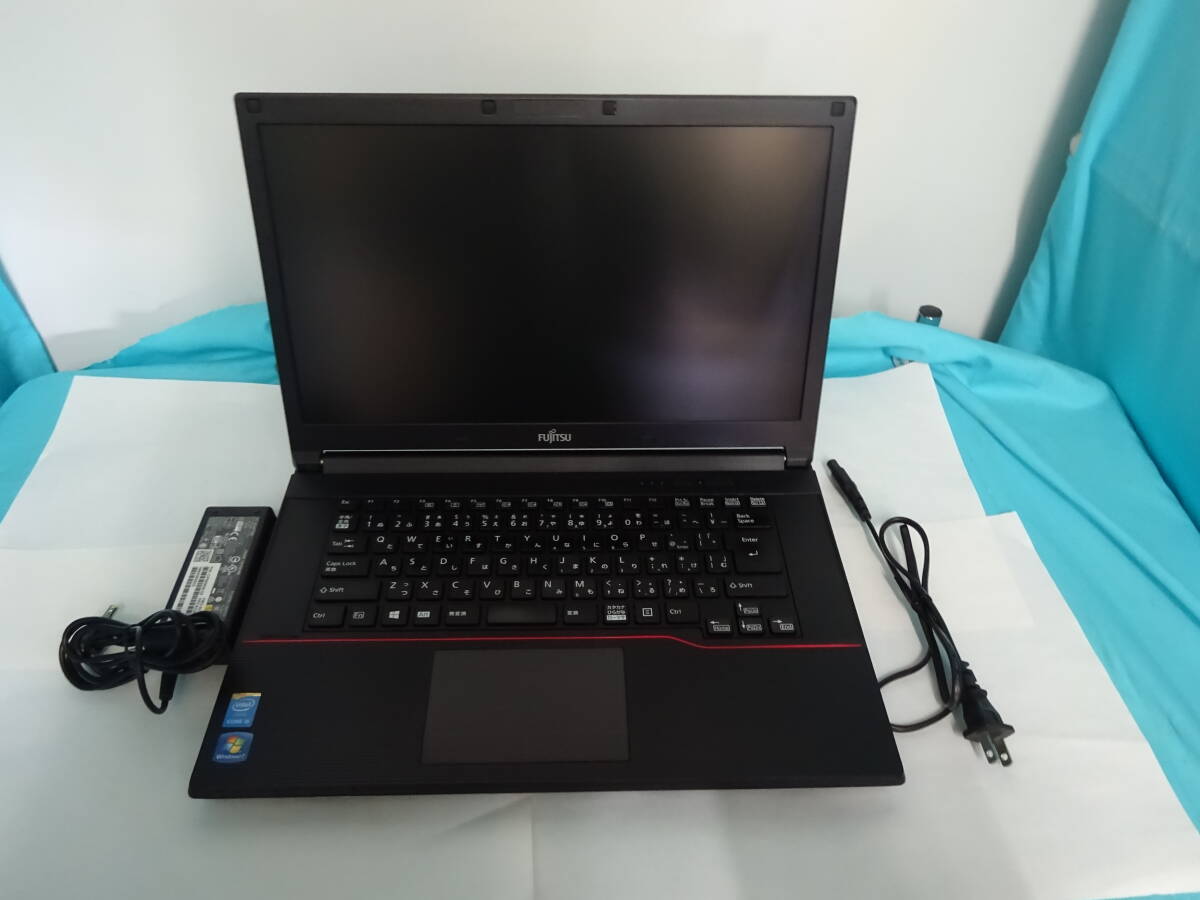 富士通株式会社 品名:LIFEBOOK A574/K 型名:FMVA08004 CPU:i5-4310M 2.70GHz 実装RAM:4GB HDD:320GB DVD-ROM 付属品:アダプタ ジャンク #6_品名:LIFEBOOK A574/K 型名:FMVA08004