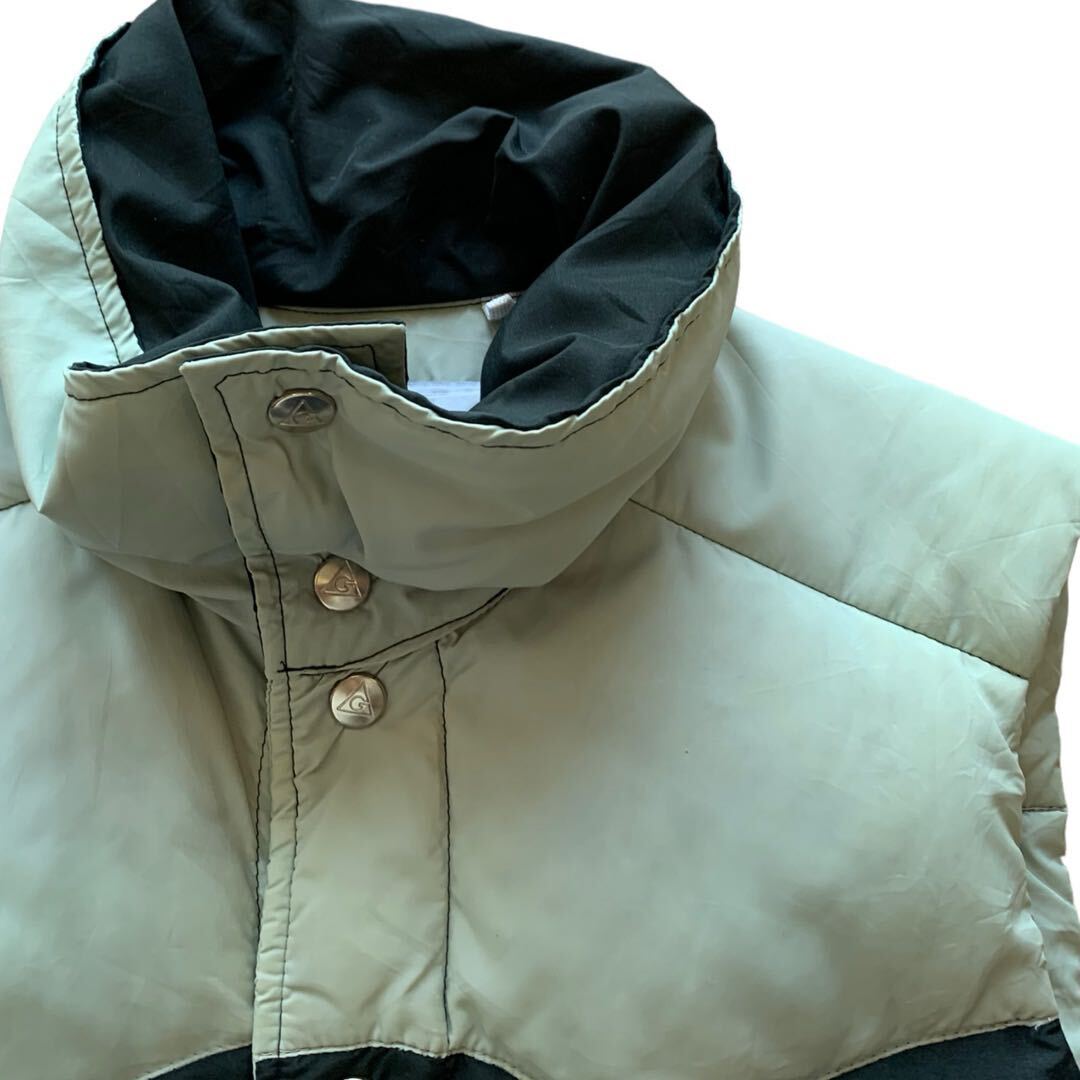 240223KMT4● 1980'S GERRY VEST Down vest ビンテージ vintage ジェリー ダウンべスト アウトドア outdoor ナイロンベスト ブラック_画像4