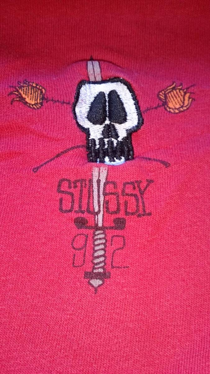  футболка stussy Skull bo-n чёрный бирка Vintage оригинал официальный подлинная вещь zorlac powell santa cruz