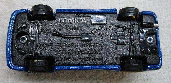 ■tomica トミカプレミアム 15 スバル インプレッサ 22B Sti バージョン 1/61_画像8