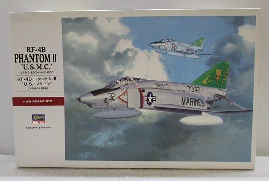 ■【未組立】HASEGAWA ハセガワ RF-4B ファントム II ‘U.S. マリーン’ 　PT31 プラモデル　アメリカ海兵隊 偵察機_画像1