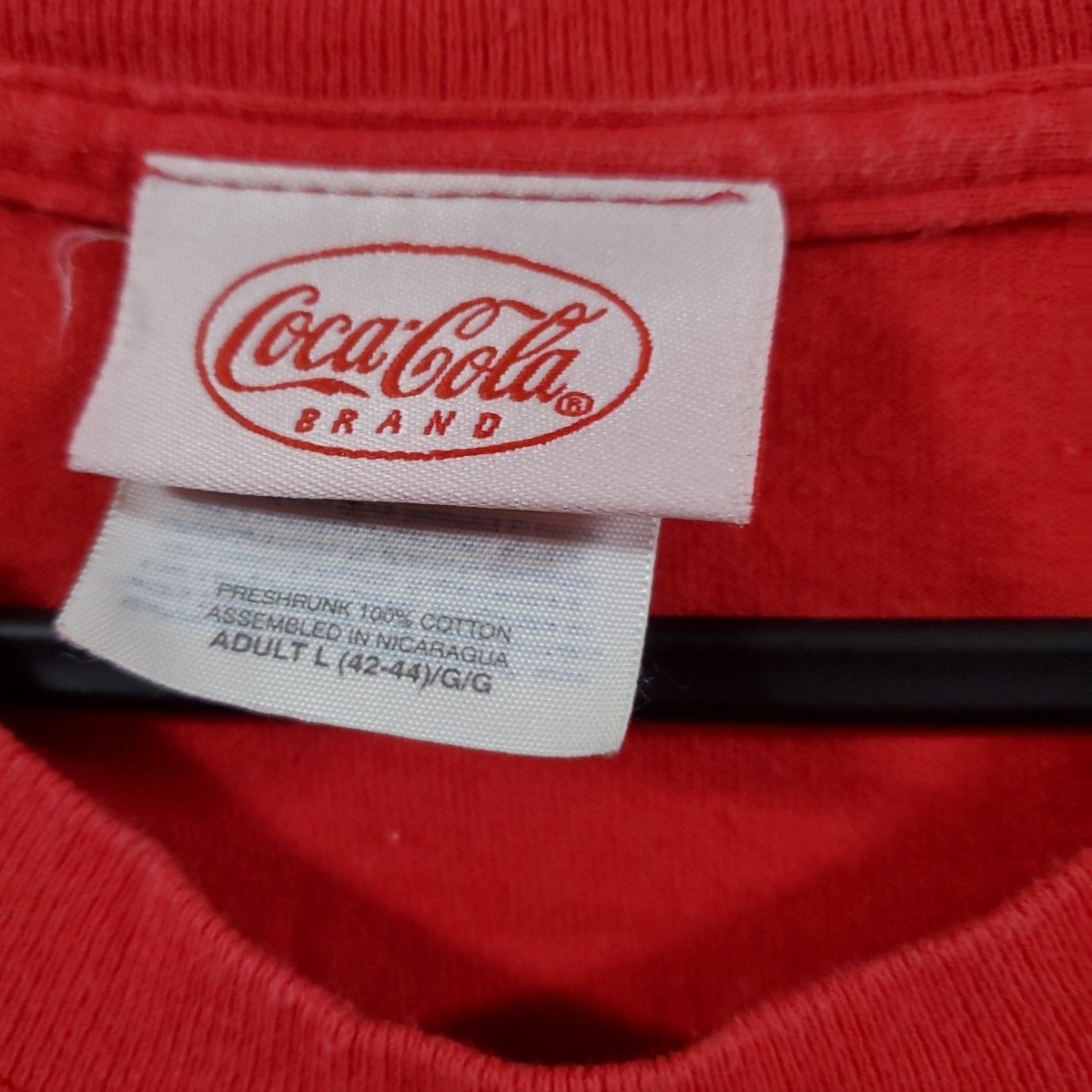 タイムセール　コカコーラ　Coca-Cola　 半袖Tシャツ　 古着　赤　