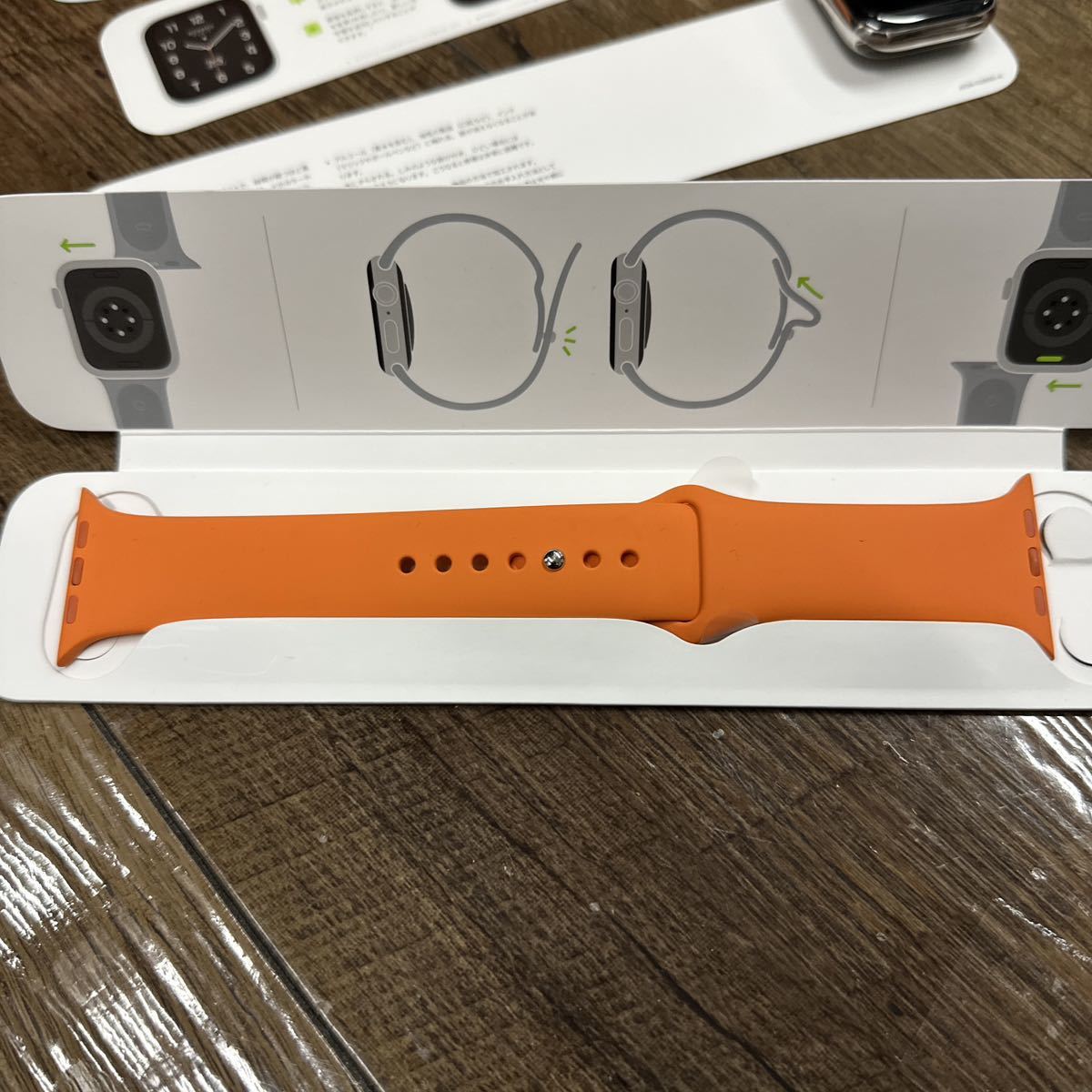 Apple Watch Hermes Series6 44mm GPS+Cellular MJ493J/A серебряный нержавеющая сталь кейс / Hermes спорт частота корпус б/у 