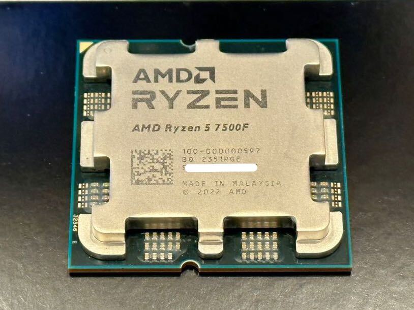 AMD Ryzen 5 7500F（最大 5.0GHz）Socket AM5 / 6コア12スレッド / 本体のみ ※ ほぼ7600のGPU無しモデル_画像1