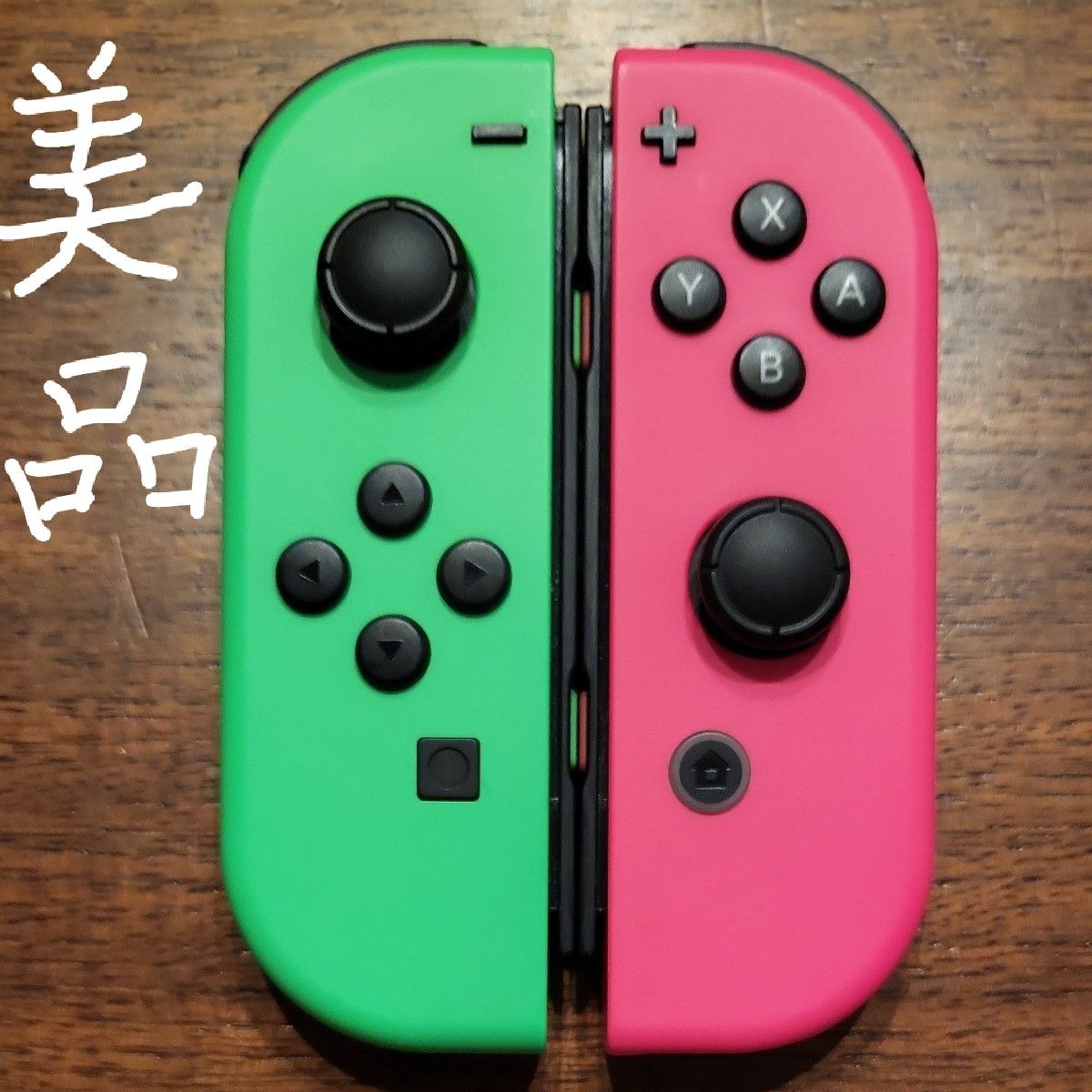 Nintendo Switch　ジョイコン　動作確認済　(L)ネオングリーン/(R)ネオンピンク