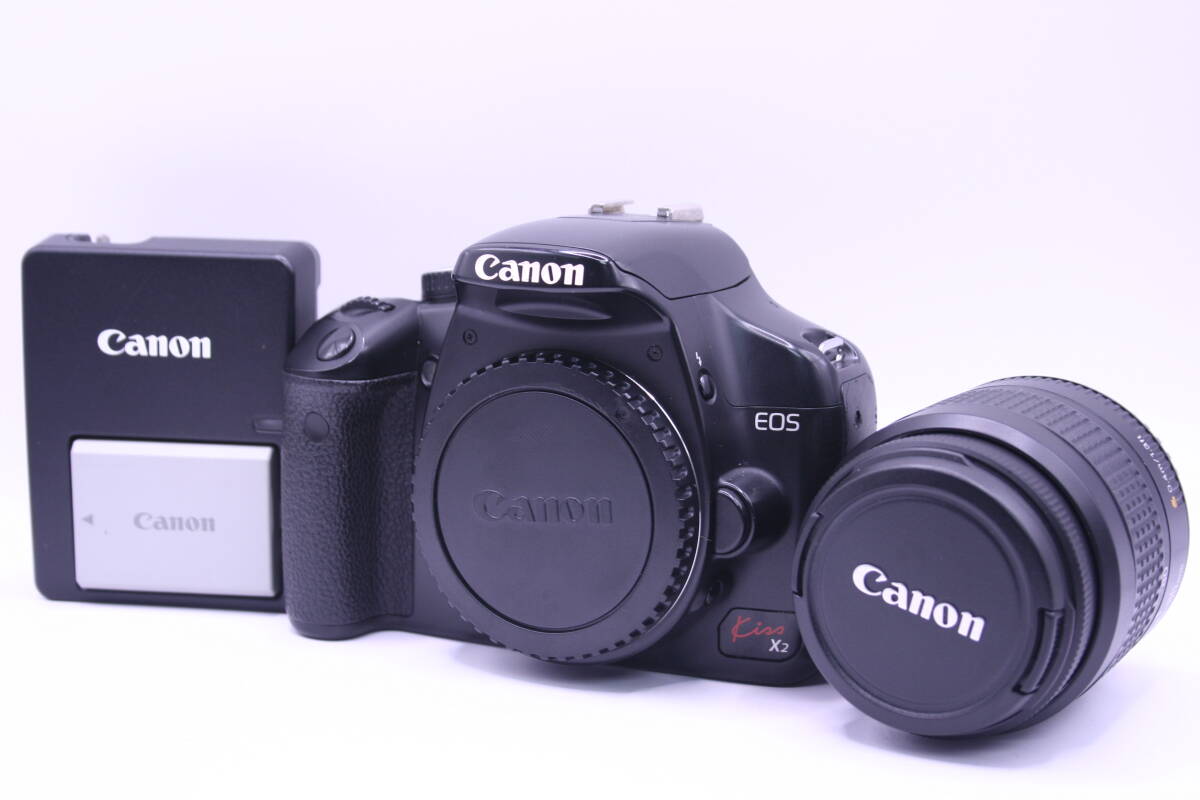 ★良品★ CANON キヤノン EOS Kiss X2 EF35-80mm F4-5.6 III ボディレンズセット C-0002