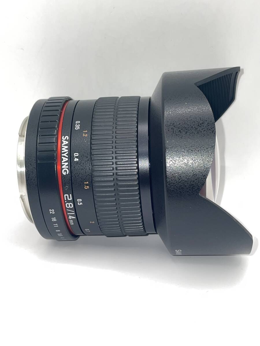 ★良品★ SAMYANG サムヤン 14mm F2.8 ED AS IF UMC Canon キヤノン EFマウント L-0133_画像5