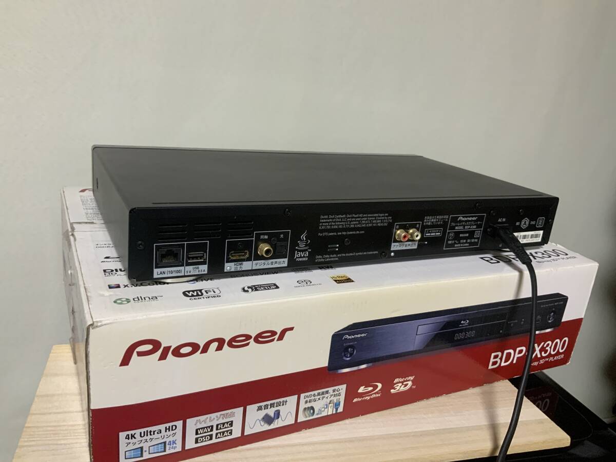 Pioneer(パイオニア) 名機 ハイレゾ SACD/Blu-rayプレーヤー BDP-X300 高画質4K/超高音質/音質特化有/SACD/BD/DVD/CD/USBプレーヤー_画像3