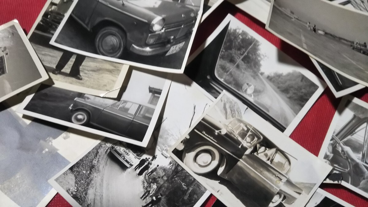 旧車資料、古い車の生写真70枚、昭和30～40年頃_画像3