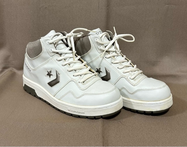 コンバース CONVERSE スノーシューズ？ 26.5cm 「SN 02 HI」 ホワイト/グレー WHITE/GRAYの画像2