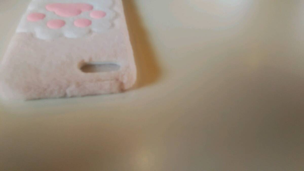 7/8/SE2/SE3 iPhoneケース 肉球 可愛い 犬 猫 動物 白猫 猫の手 立体 スマホケース ピンク_画像5