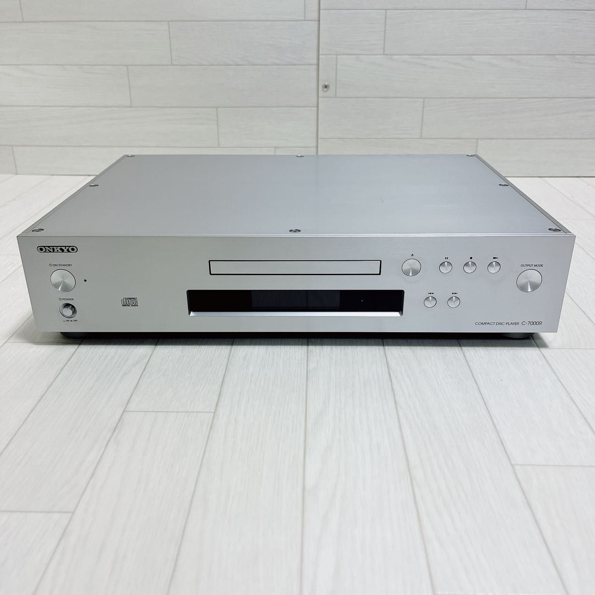 ONKYO CDプレーヤー C-7000R(S) リモコン付き 最高峰 良品 ONKYO CDプレーヤー C-7000R(S) リモコン付き 最高峰 良品