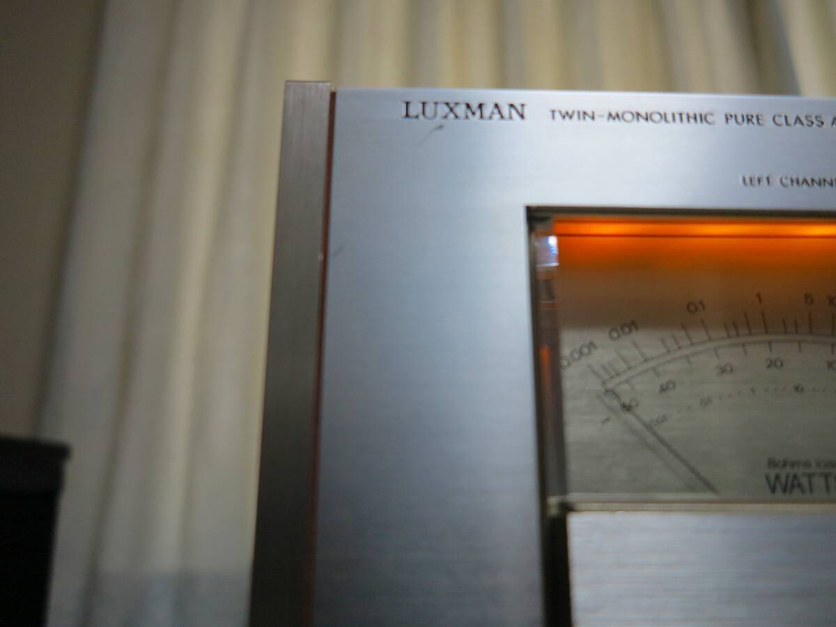 LUXMAN　純A級ツイン・モノリシック・パワーアンプ　M05（完動美品）_画像7