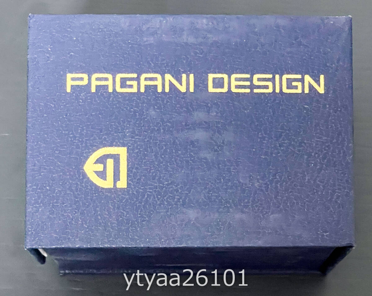 【腕時計 未使用 新品 1円～】PAGANI DESIGN 自動巻き エアキング オマージュ PD-1692 39.7mm メンズ NH35 自動巻 黒文字盤 説明書などの画像4