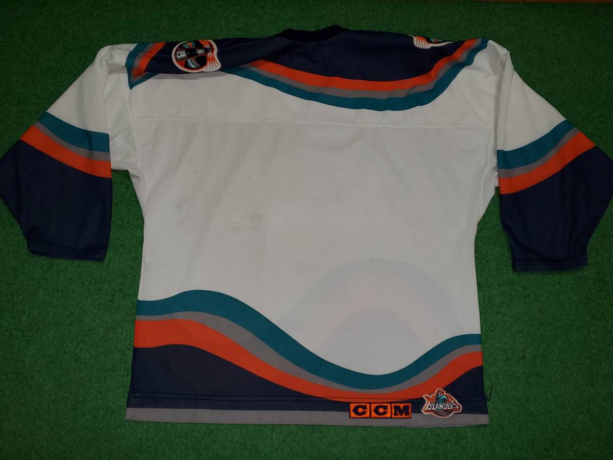 NHL / 94-98 アイランダーズ ホッケーシャツ CCM カナダ製 / L ユニフォーム ジャージ B系_後ろ
