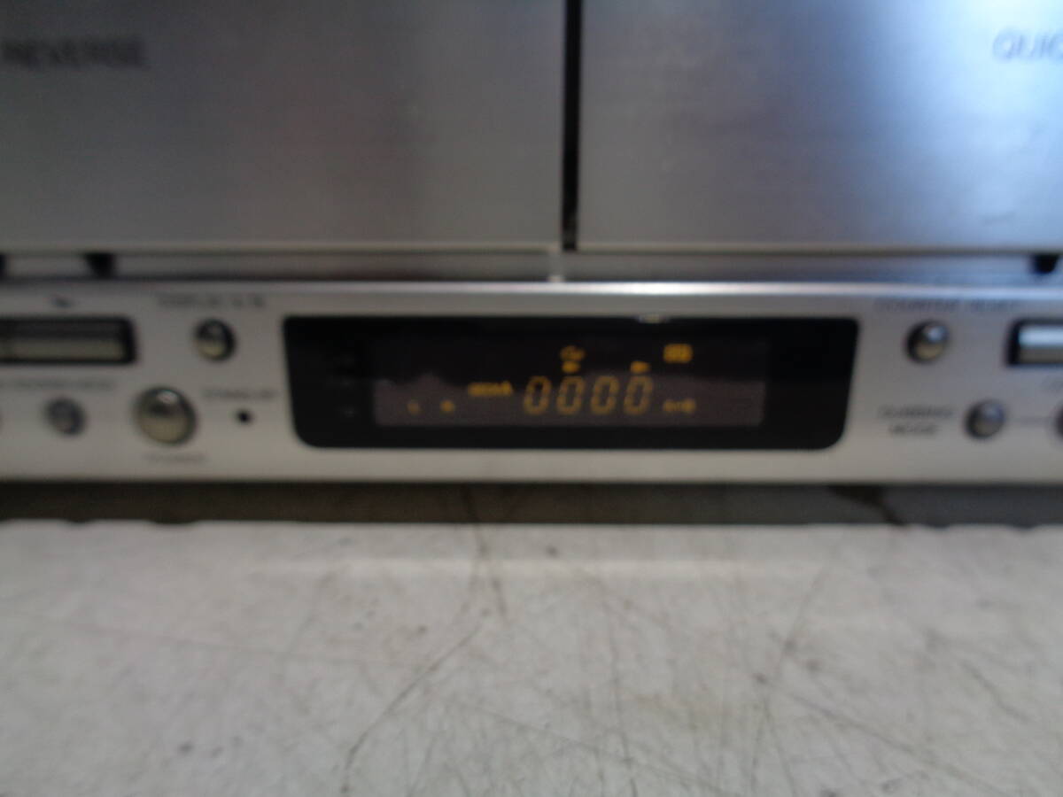 ONKYO K-W511M ダブルカセットテープデッキ 現状で_画像2