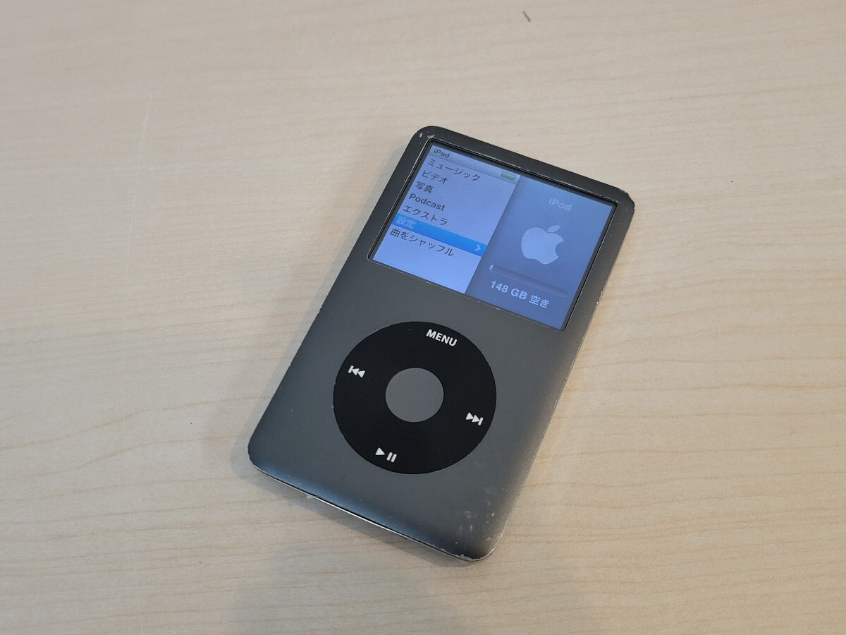 現状品 iPod classic 160GB ブラック MC297J/A _画像1