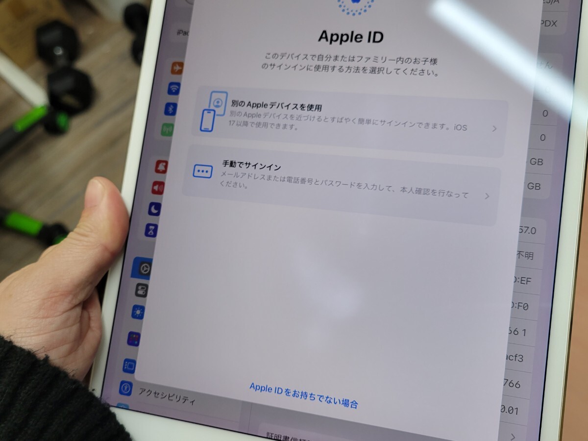 au SIMロック解除済み Apple iPad Pro 10.5インチ Wi-Fi Cellular 256GB MPHJ2J/A ゴールド_画像8
