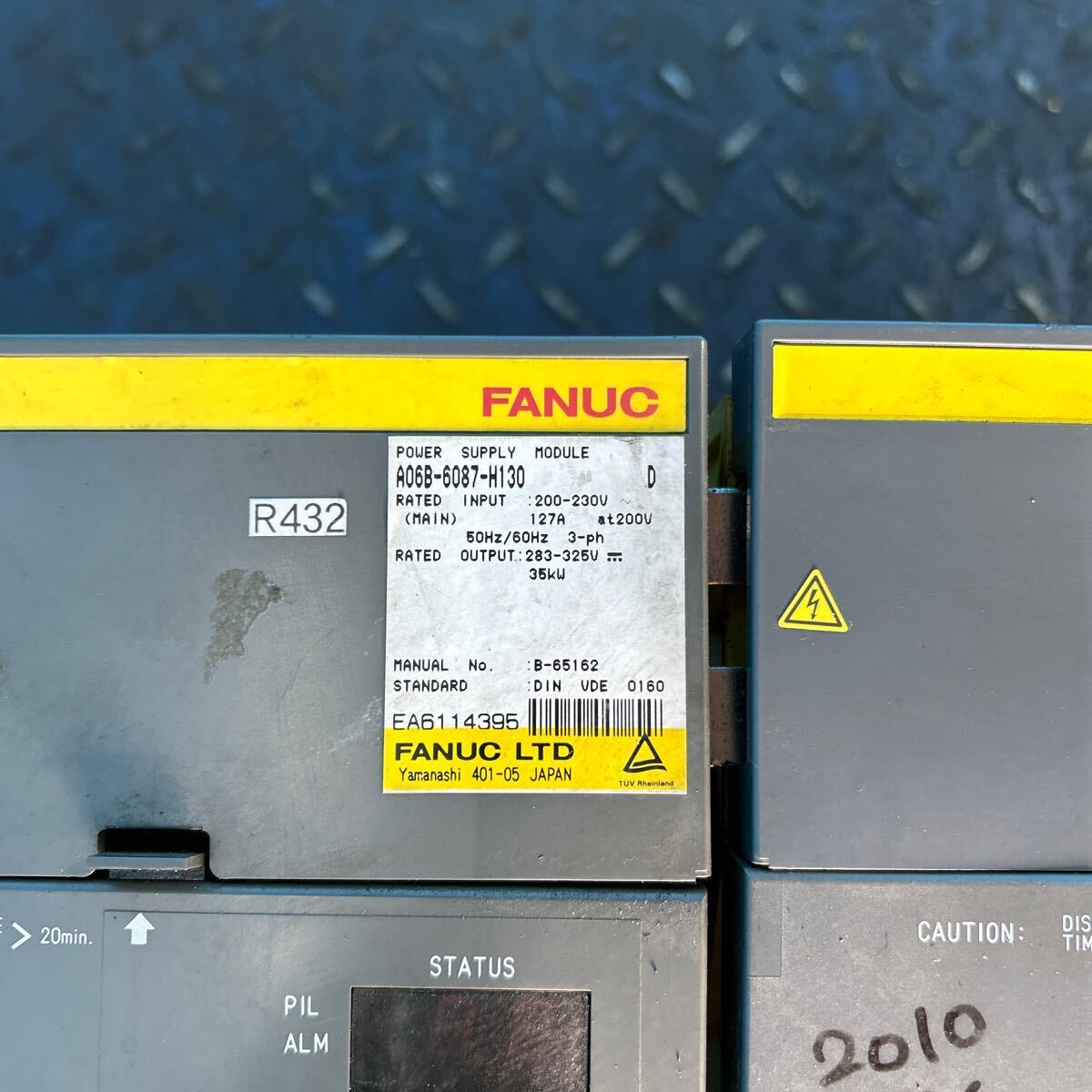 T6849 FANUC ファナック 電子部品 A06B-6087-H130 A06B-6088-H222#H500 A06B-6079-H206【ジャンク品】_画像2