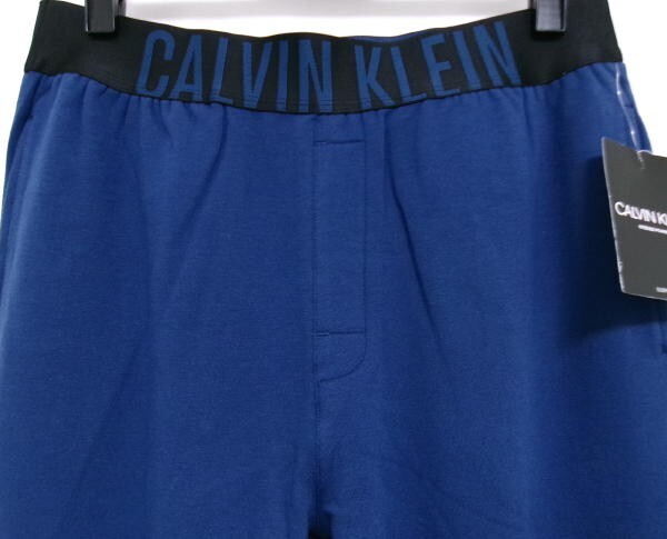 新品★CALVIN KLEIN★カルバンクライン★スウェット パンツ★USサイズL★ストレッチ★ブルー_画像3