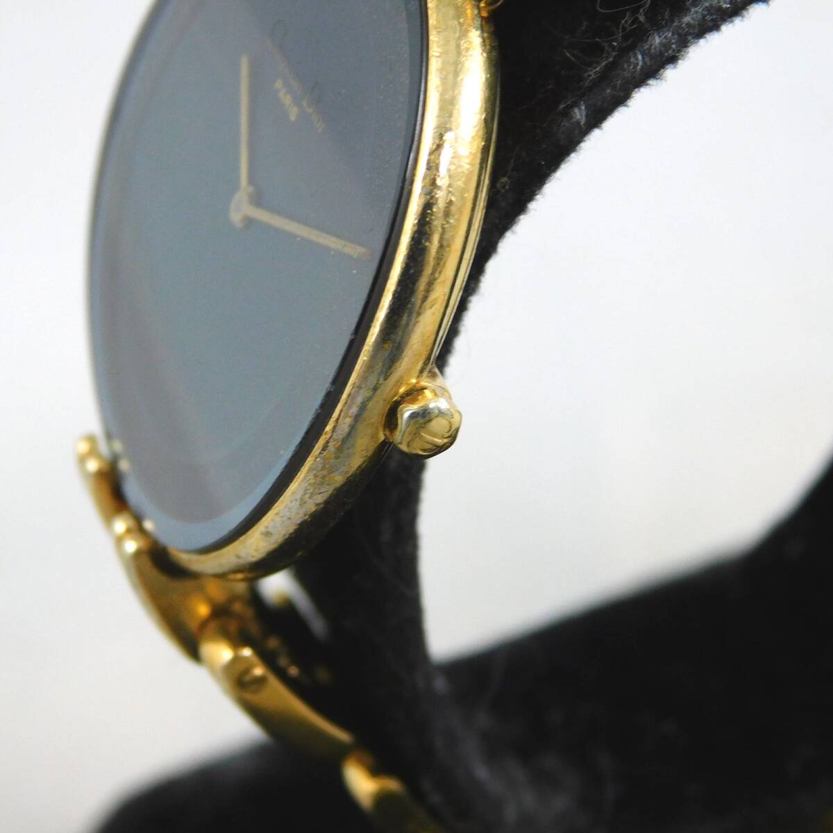 稼働〇 ディオール D47-154-4 メンズ ゴールド 腕時計 クオーツ Christian Dior_画像4
