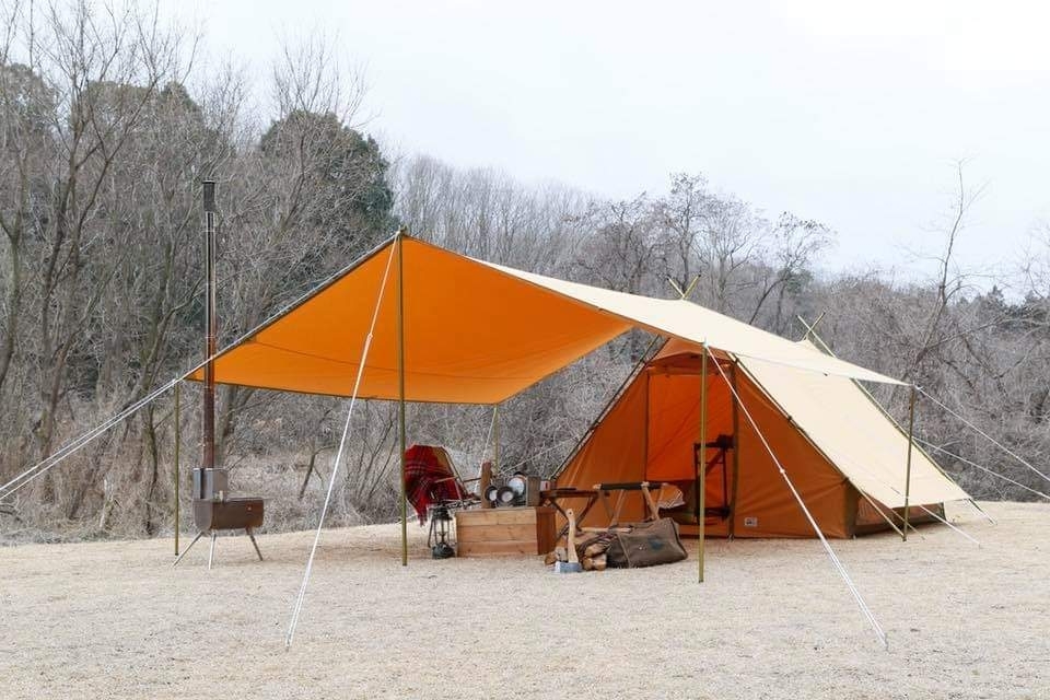 [新貨]tent-mark PEPO 帳篷篷布組套帳篷tenmaku 露營 classical A型得到困難 原文:[新品]tent-mark PEPO テント　タープ　セット　天幕　テンマク　キャンプ　クラシカル　A型　入手困難