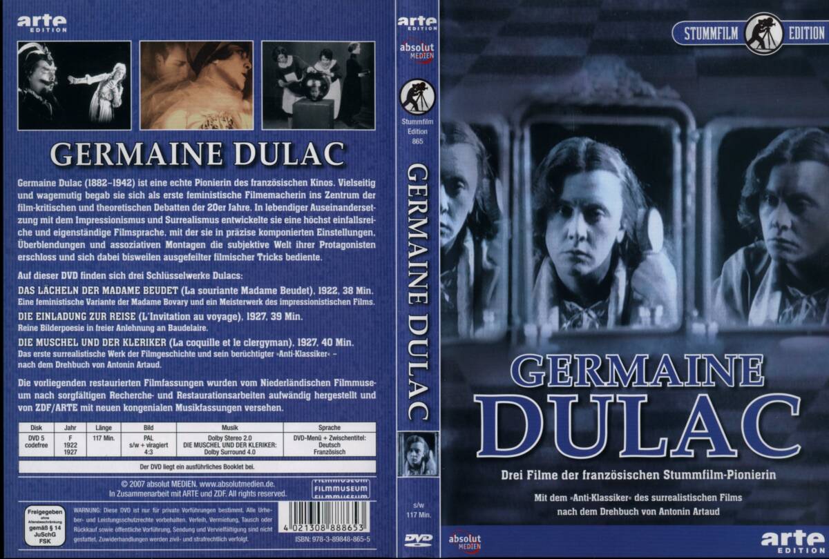 ジェルメーヌ・デュラック作品集 (Germmaine Dulac） ドイツ盤ＰＡＬ方式 中古ＤＶＤの画像1