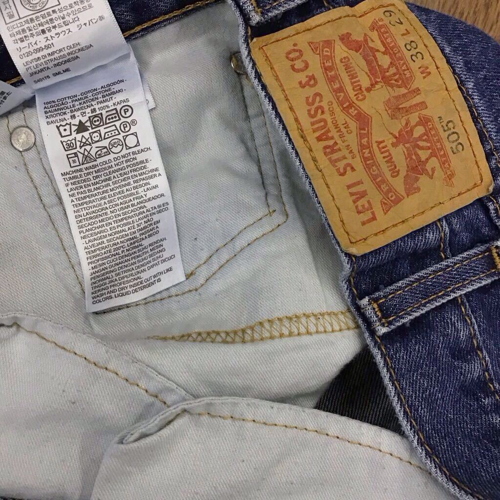 【FC387】Levi's 505 W38 L29 ジーンズ ジーパン デニムパンツ メンズブランド古着 リーバイス505 送料無料