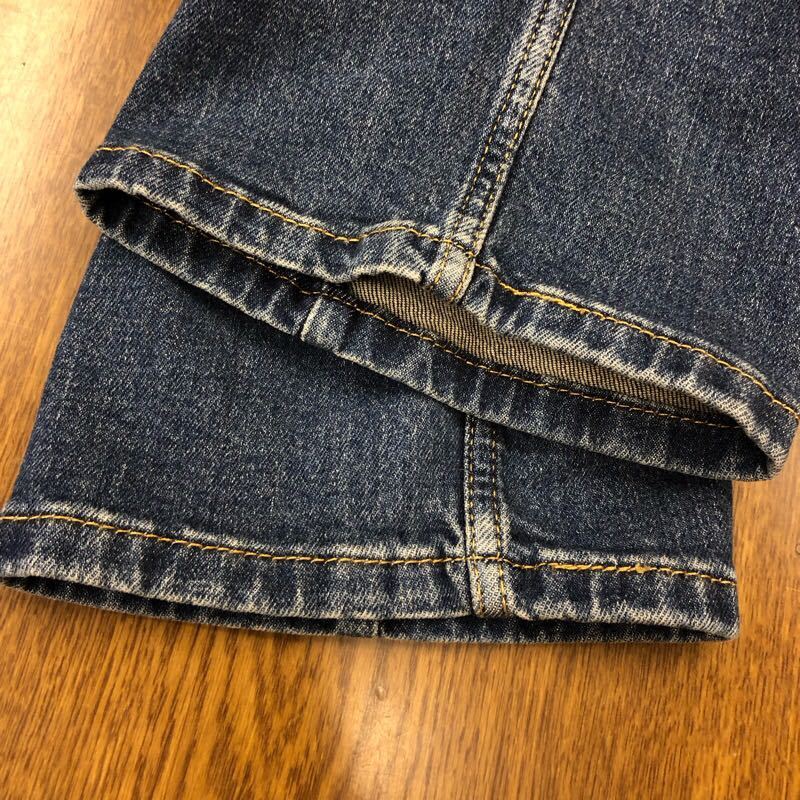 【FC074】Levi's 505 W36 L32 色落ち加工 オーバーダイ ジーンズ デニムパンツ ストレッチ生地 ブランド古着 リーバイス505 送料無料_画像9