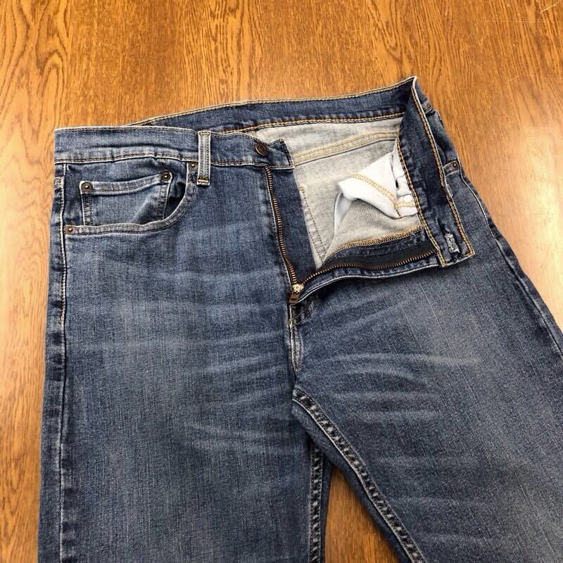 【FC245】Levi's 505 W34 L32 色落ち加工 ジーンズ ジーパン デニムパンツ ストレッチ生地 メンズブランド古着 リーバイス505 送料無料_画像4