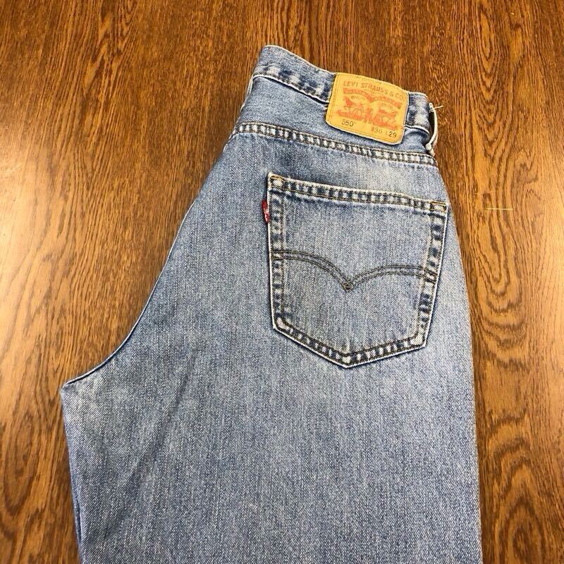 【FC296】Levi's 550 W36 L29 ジーンズ ジーパン デニムパンツ メンズブランド古着 リーバイス550 送料無料