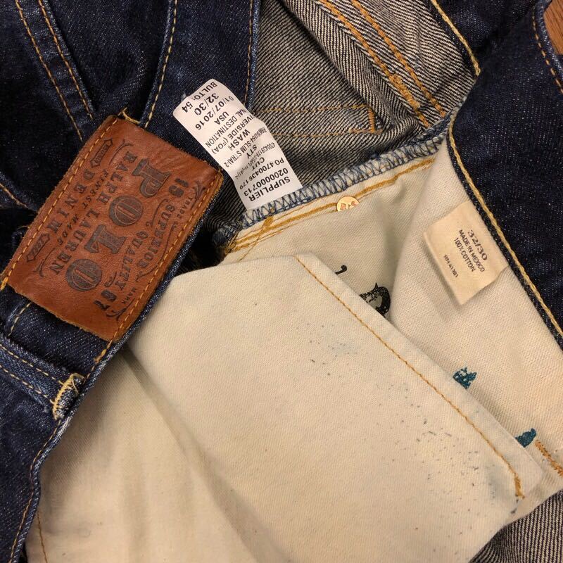 【FC344】POLO RALPH LAUREN W32 L30 ジーンズ ジーパン デニムパンツ メンズブランド古着 ポロ ラルフローレン 送料無料_画像6